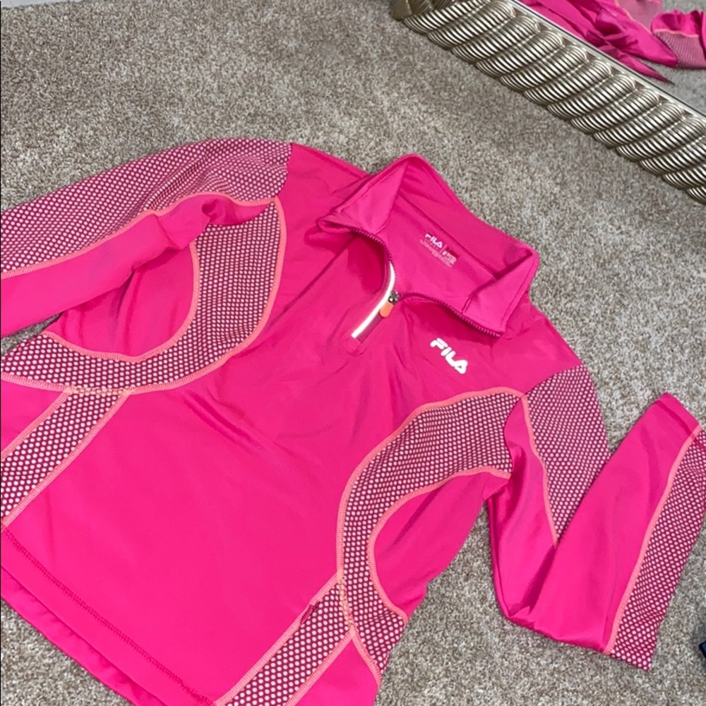 Fila long sleeve quarter zip